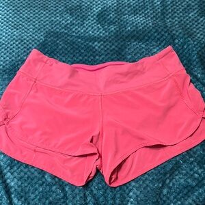 LULULEMON ATHLETICS Women's Pink Athletic Shorts